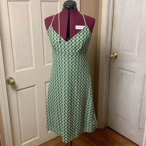 Ann Taylor Loft halter mini dress backless size 10